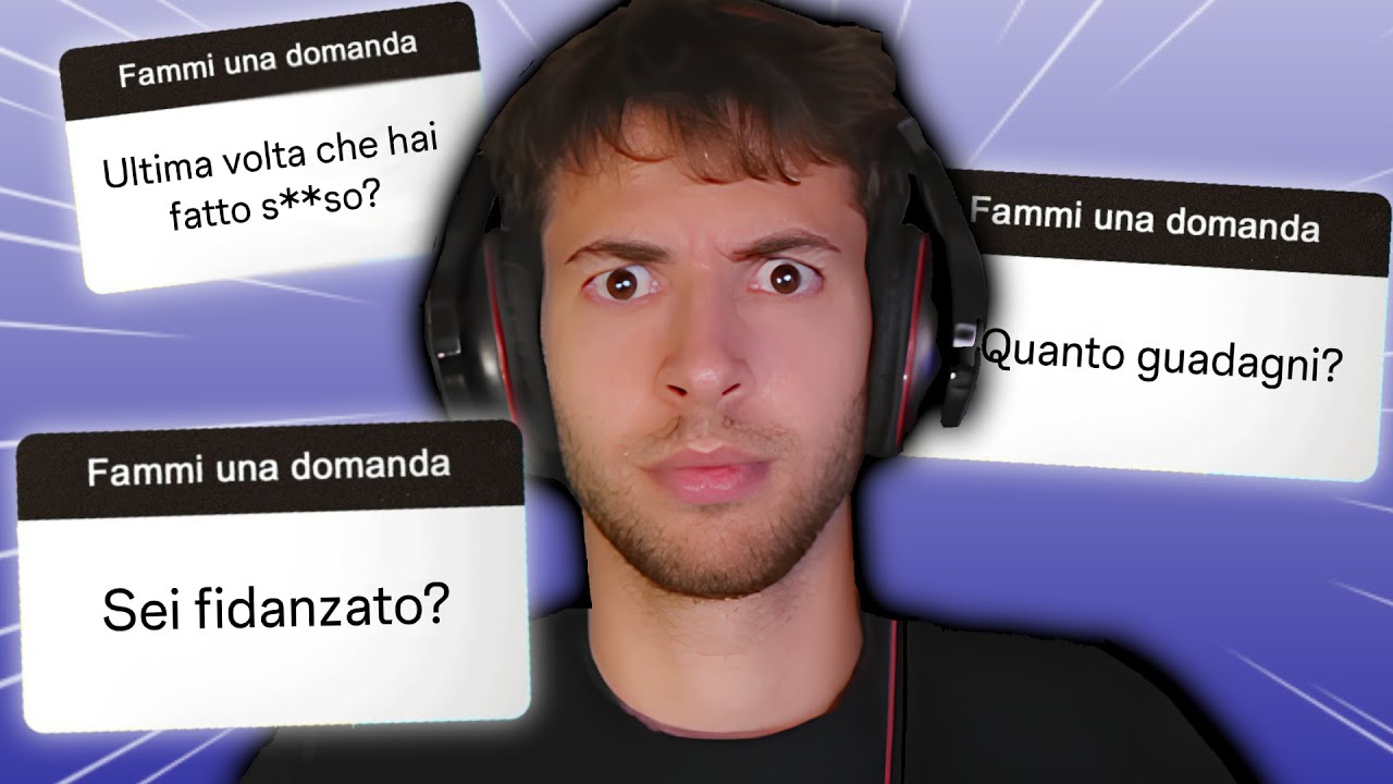 Rispondo ONESTAMENTE alle vostre domande...