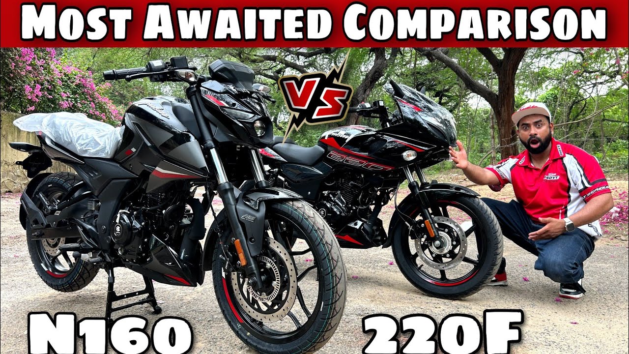 MOST AWAITED COMPARISON 🔥 | 2025 Bajaj pulsar N160 vs Bajaj Pulsar 220F Details Review 😍