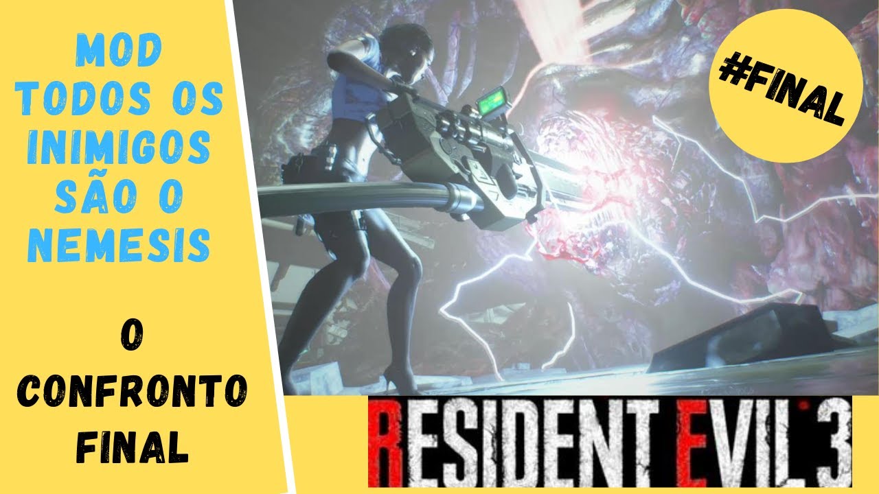 Resident Evil 3 Remake Mods Insano/Hardcore # Final - O Confronto Final  [Gameplay no Commentary]