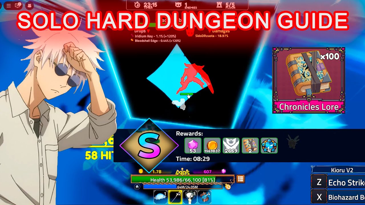 The ABSOLUTE BEST Way to SOLO S TIER HARD DUNGEON in King Legacy Update 9