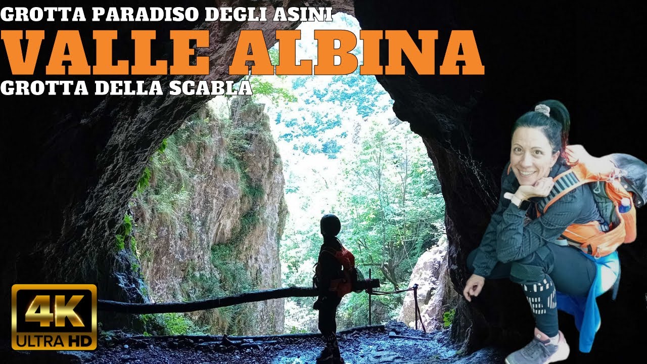 Valle Albina (Bg) Trekking tra GROTTE millenarie e Cave ABBANDONATE di Alabastro 🪨  Lombardia in 4K