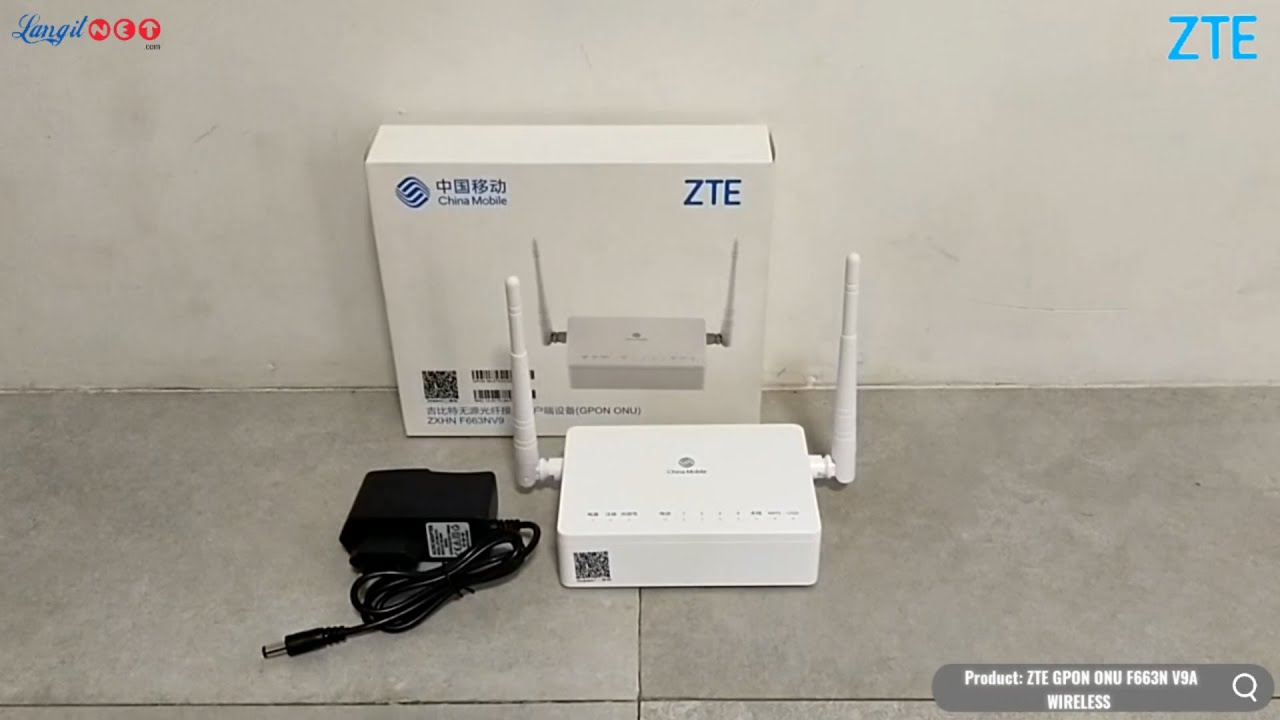 ZTE GPON ONU F663N V9A WIRELESS 300Mbps - (92689)