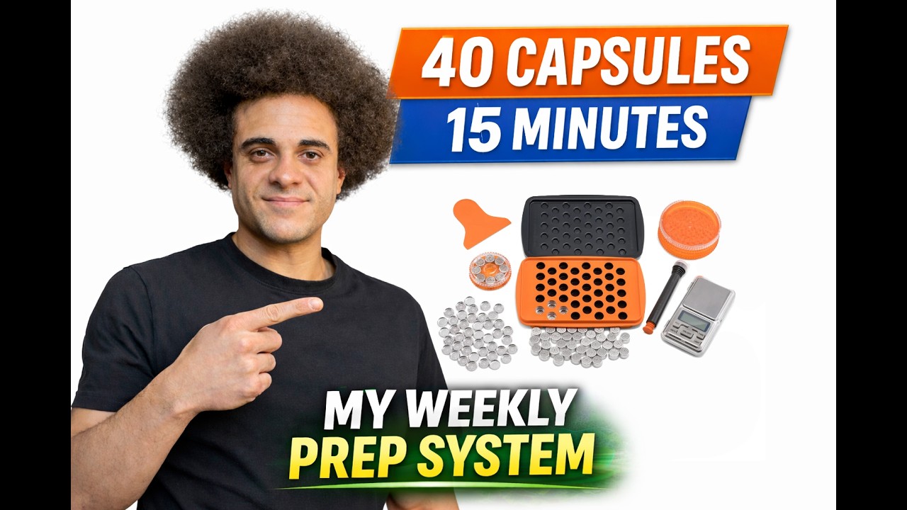 How I Prep 40 Cannabis Dosing Capsules in Under 15 Minutes | UK Medical Cannabis