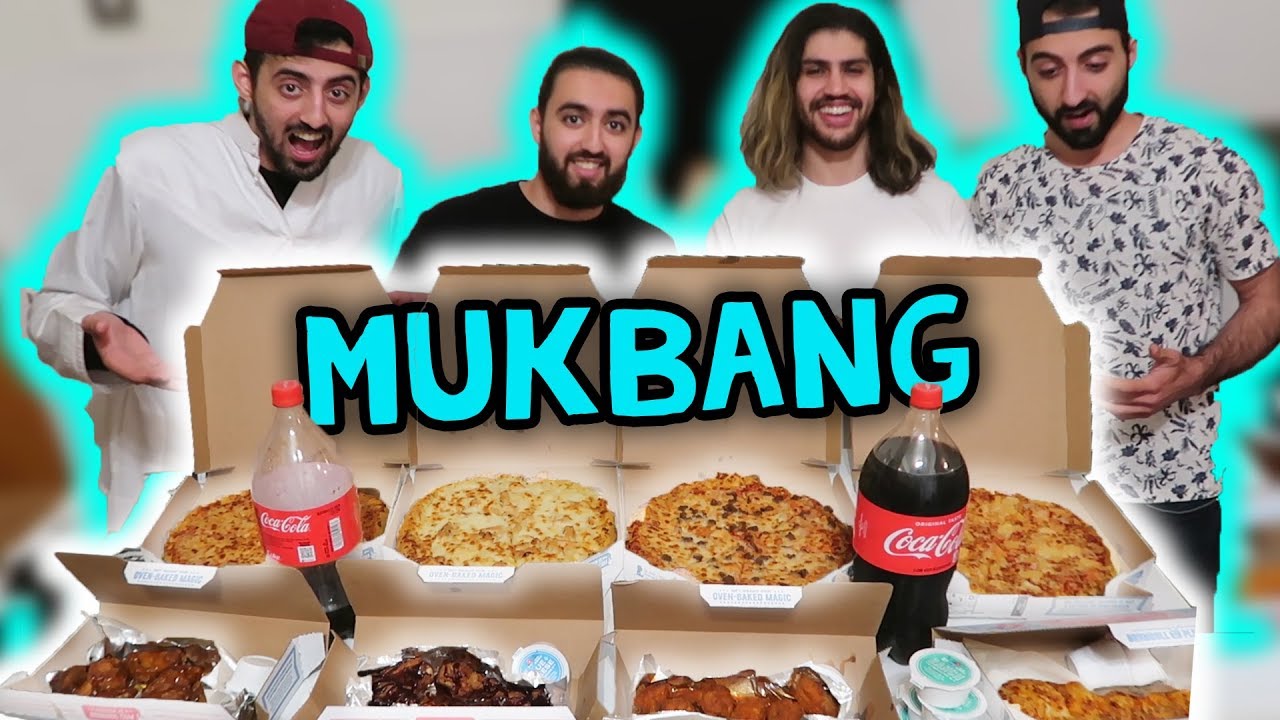 ЭПИЧЕСКИЙ РАМАДАНСКИЙ МУКБАНГ С ОТРЯДОМ (Dominos Pizza Mukbang)