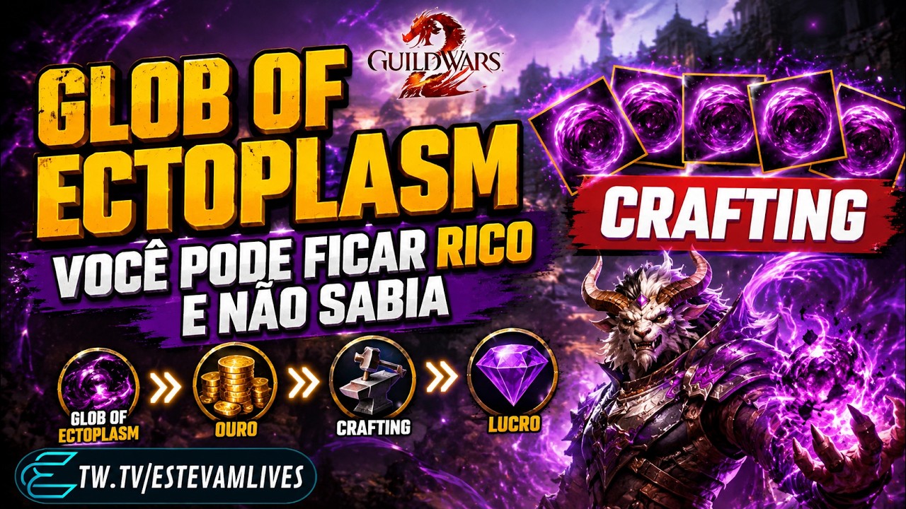 COMO OBTER GLOB OF ECTOPLASM ATRAVÉS DO CRAFT NO GUILD WARS 2 - #guildwars2 #gw2 #tutoriais