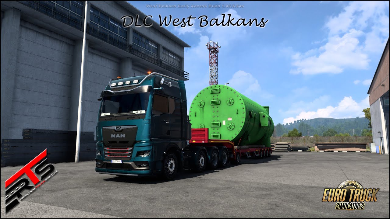 Euro Truck Simulator 2 - DLC West Balkans - Special Transport - De Zenika à Karakaj