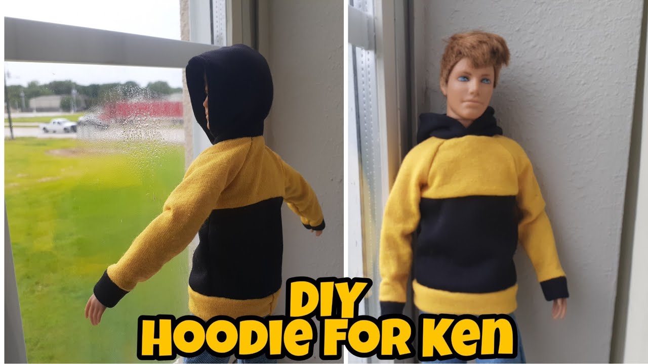 DIY [Hoodie For Ken How To Make Doll Hoodies Diy Sweatshirt For Boy Dolls]
