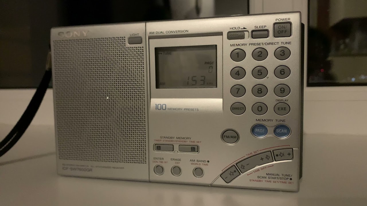 Радиоприёмники Sony ICF-SW55, SW7600GR, SW1000T LW