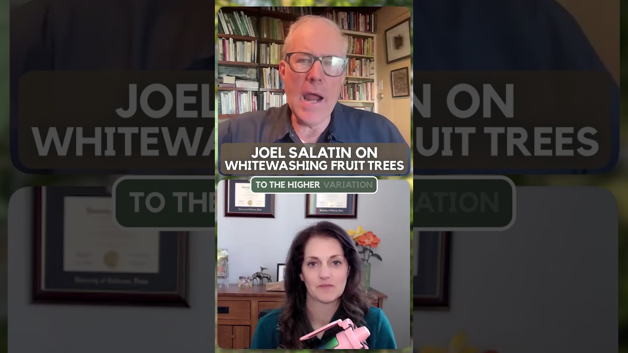 Why Whitewash Tree Trunks? Joel Salatin