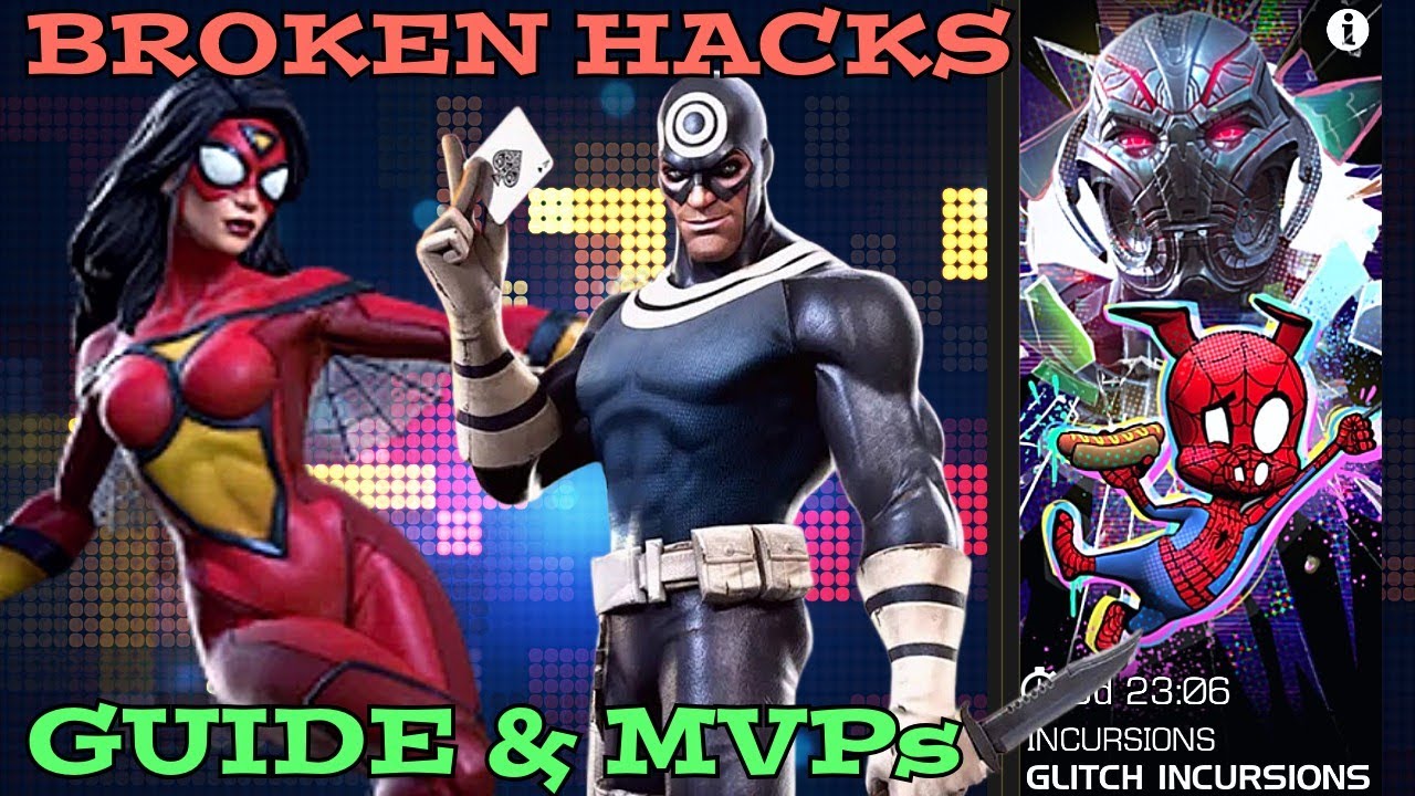 Mcoc Glitch Incursion Guide | Best Hacks | Easy 15 Zones With MVPS