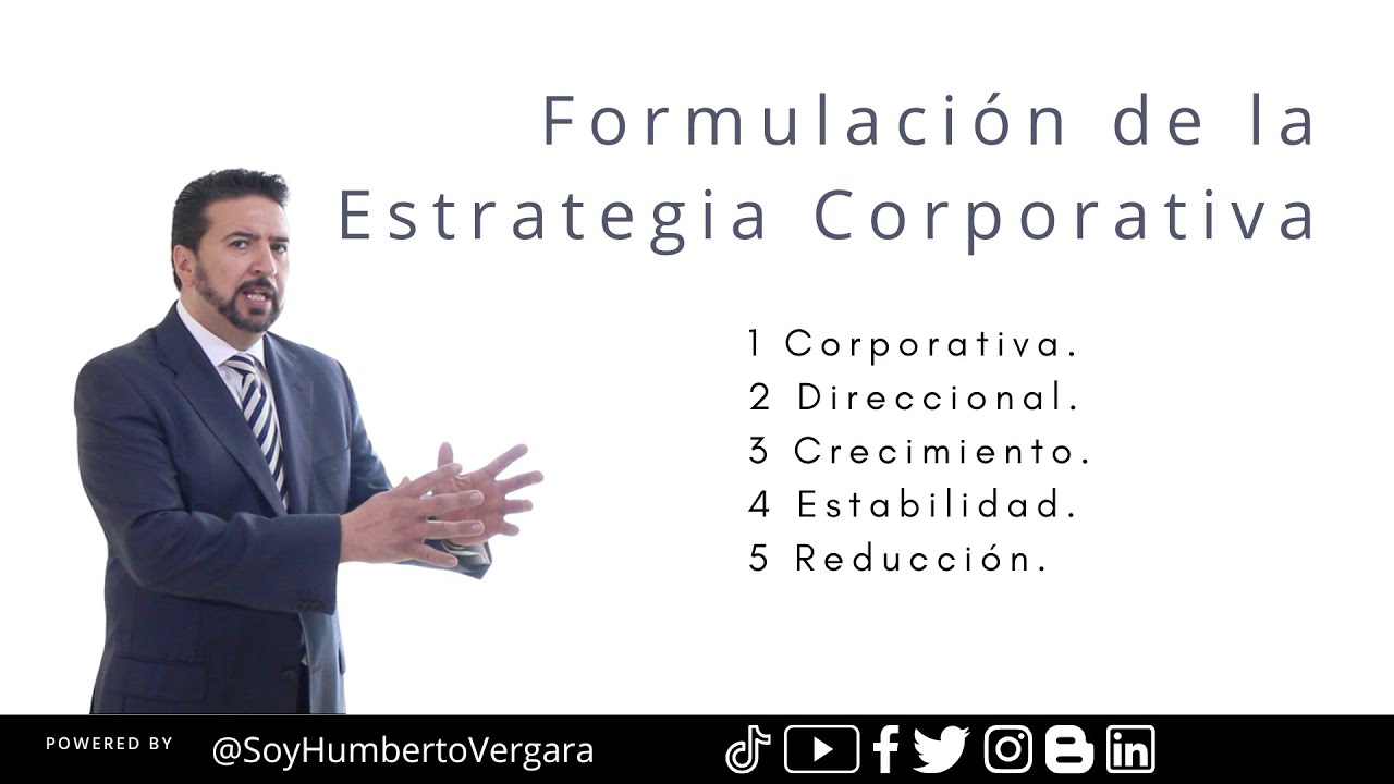 Formulación de la estrategia corporativa