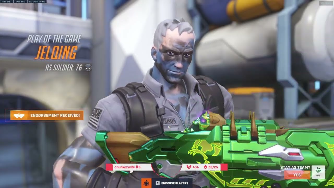 POTG! GALE INSANE SOLDIER 76 SEASON 9 GAMEPLAY OVERWATCH 2