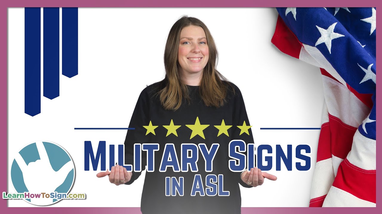 Знаки американского жестового языка (ASL) для армии США | Общественная служба, ч. 8