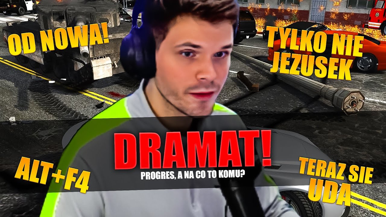 GUCIO I GTA V - CHAOS MOD I JAKI POCZĄTEK TAKI KONIEC | NAJLEPSZE MOMENTY STRIMA #674