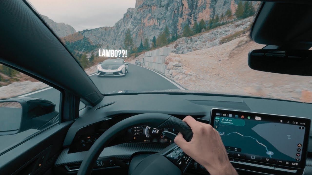 POV Drive in My Golf 8.5 R through the epic Dolomites|| DJI OSMO NANO