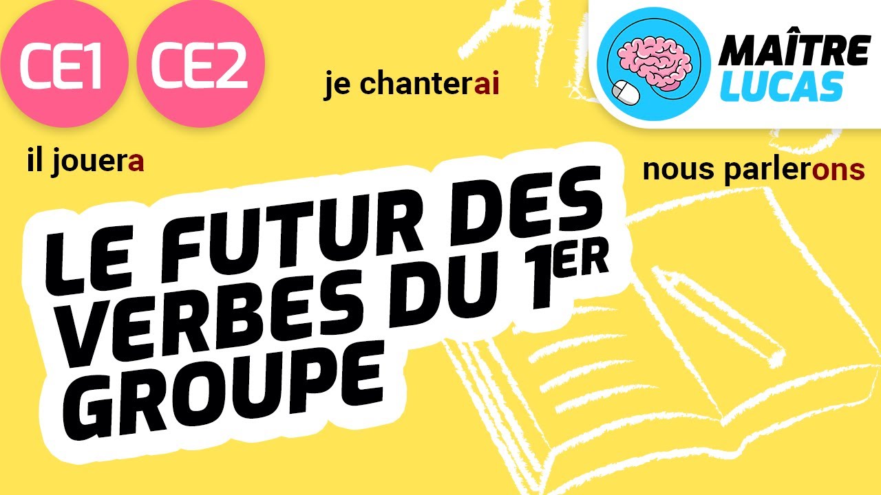 Le futur des verbes du 1er groupe CE1 - CE2 - Cycle 2 - Français - Conjugaison
