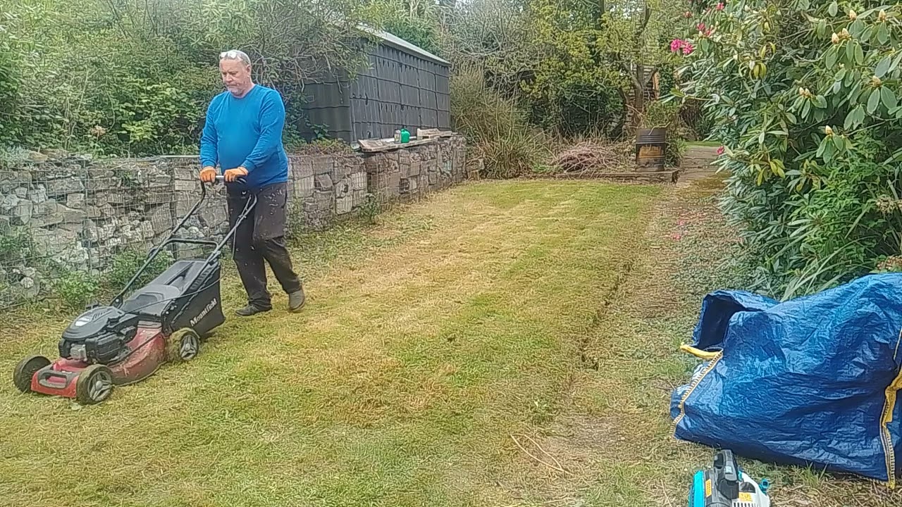 Small lawn and footpath uncover continued