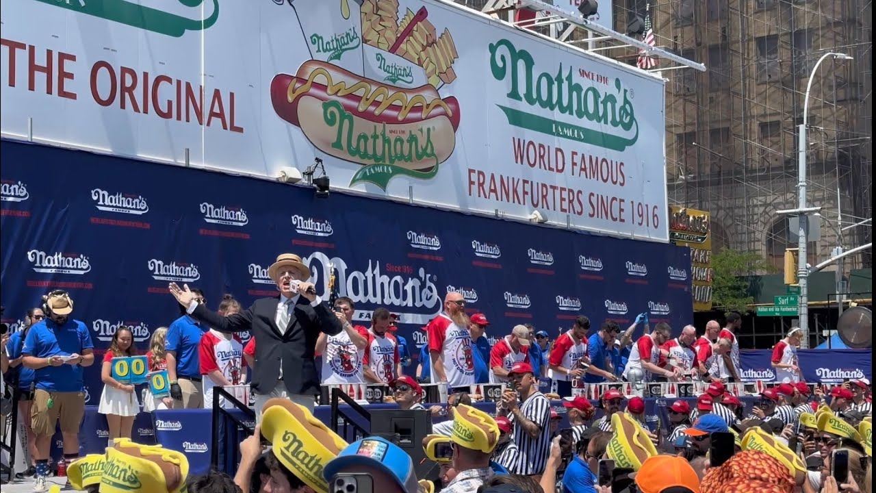 Full 2025 Nathan's Famous Hot Dog Eating Contest 4th Of July | Joey Chestnut | Miki Sudo