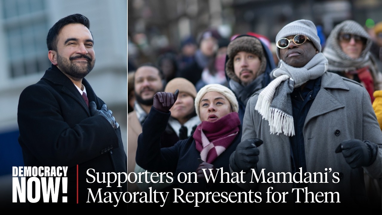 Zohran Mamdani Supporters Celebrate “Politics of Optimism” at His Inauguration