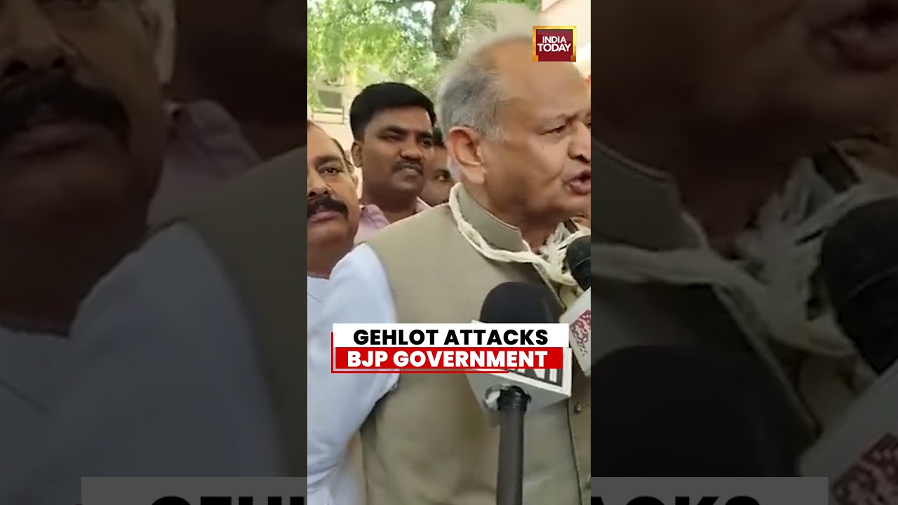 Ashok Gehlot Attacks BJP, Alleges Horse-Trading and Threat to Democracy #congress #bjp