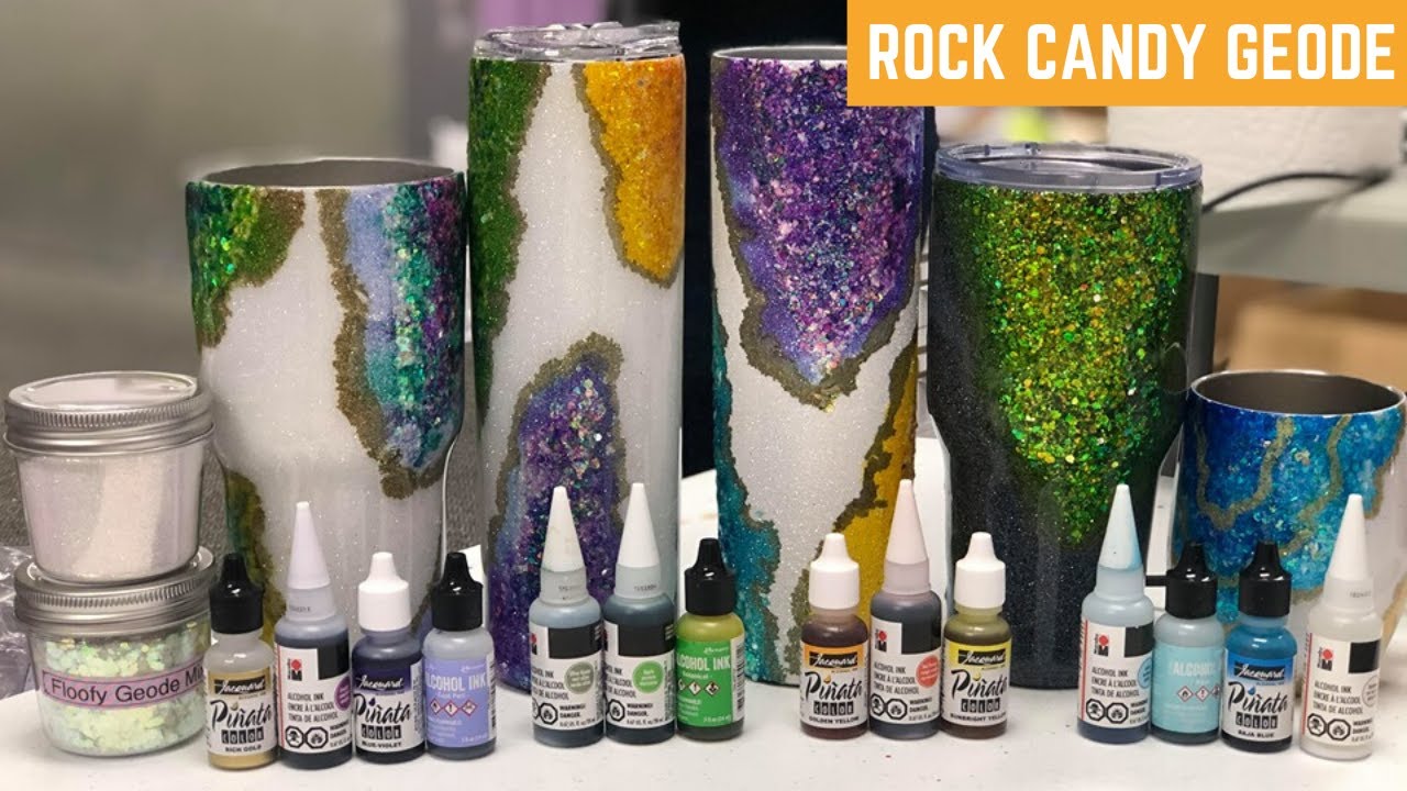 Glitter and Ink Rock Candy Geode-Mr.Nola's Glitter