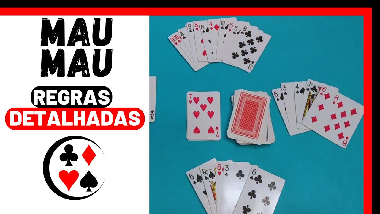 Como Jogar MAU MAU - Jogo de Baralho ♣️♦️♠️♥️