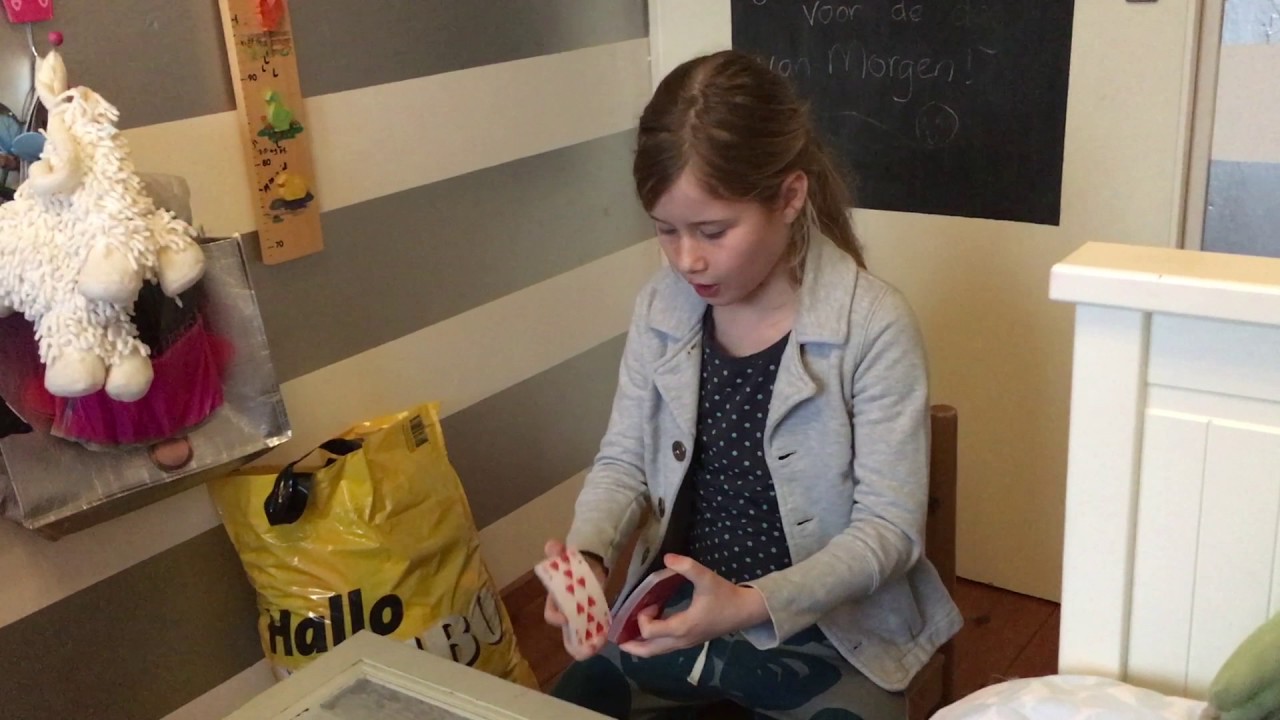 kaarten leren schudden