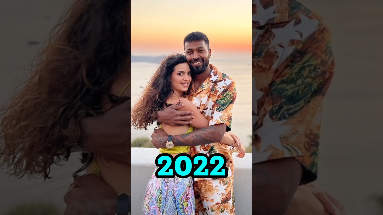 Hardik Pandya with ex wife Natasha shaadi to divorce journey #hardikpandya #natasha #journey #icc