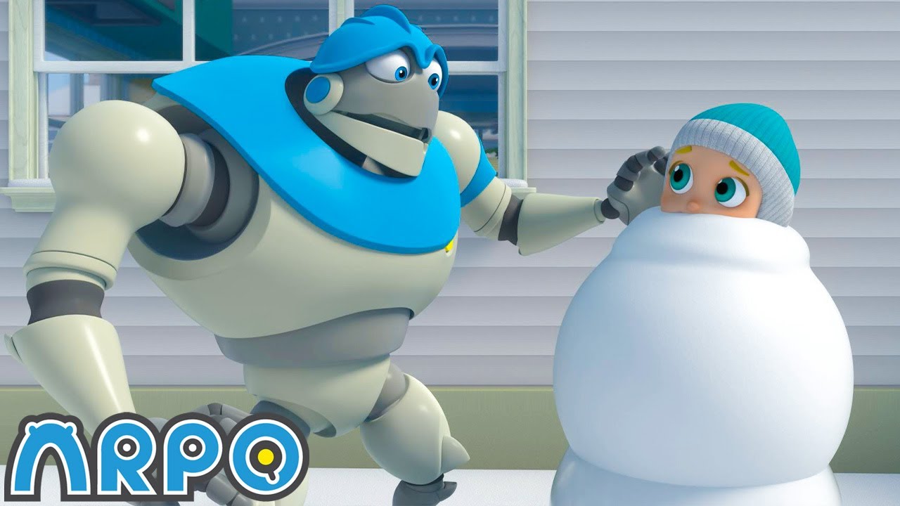 Epic Snowman Build Gone Wrong! ❄️ ARPO Cartoons | 2 HOURS | Anime Compilation | Videos for Kids!