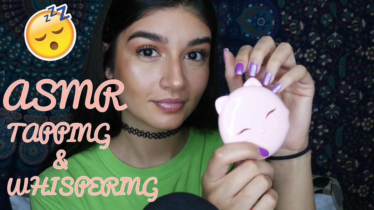 ASMR Tapping & Whispering #2  || TenaASMR  ♡