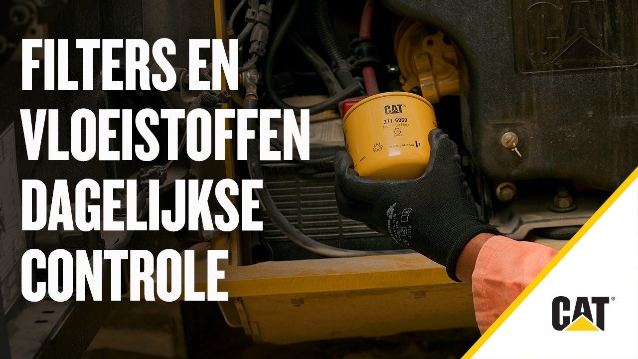 De dagelijkse controle van de filters en vloeistoffen van Cat&reg; uitvoeren