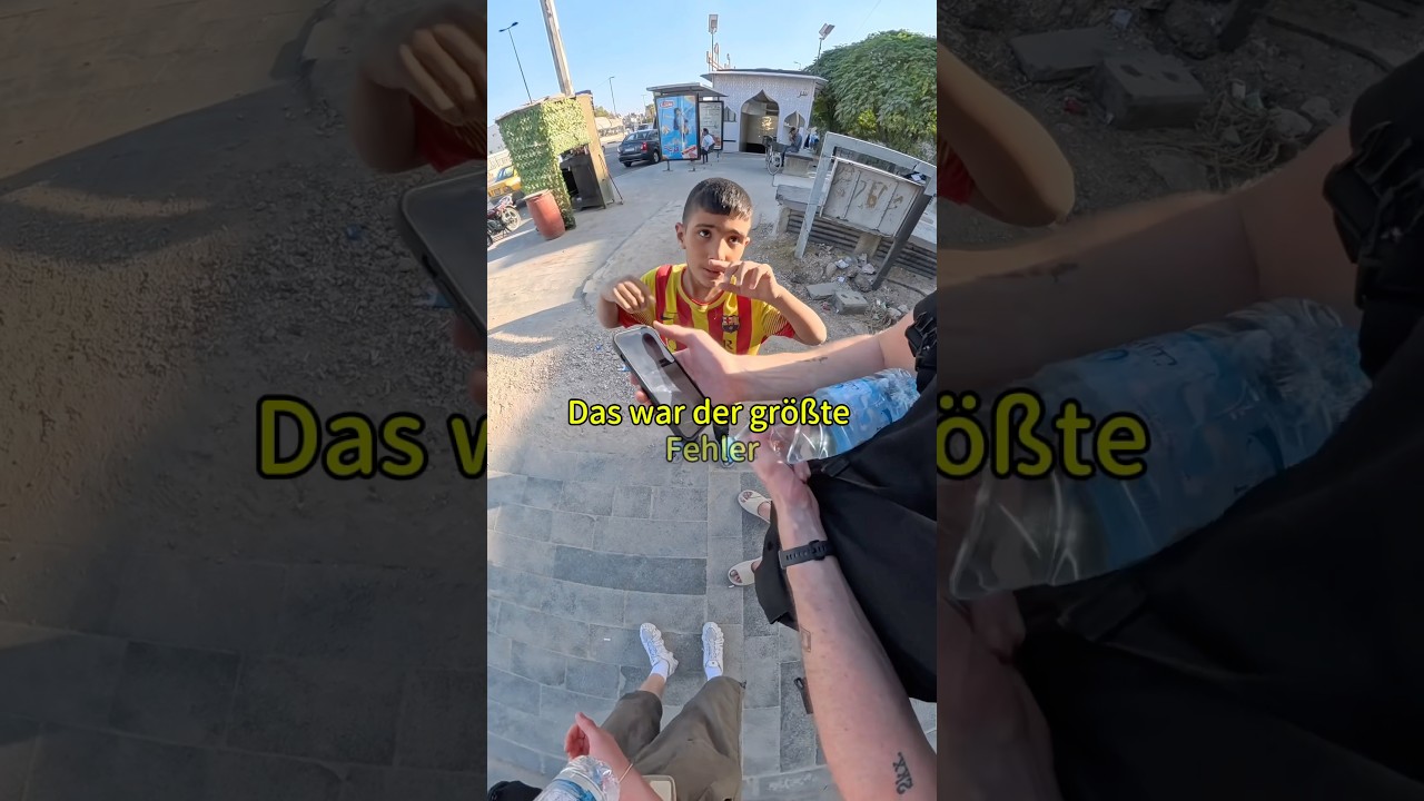 Das h&auml;tte ich in Syrien nicht machen sollen 😳🤕