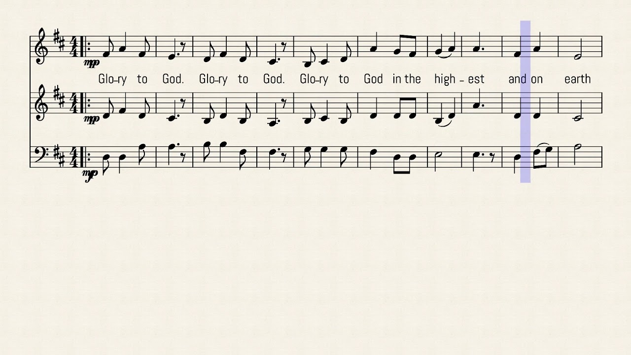 Glory to God, Mass of Christ the Savior, Baritone, Bass, Dan Schutte