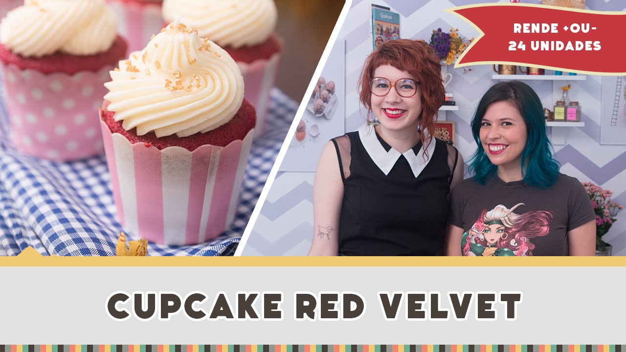 Cupcake Red Velvet - Receitas de Minuto #221