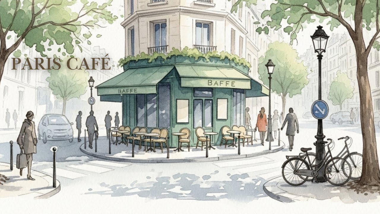 Quiet Paris Café Jazz — Serene Instrumental Music for Calm Moments