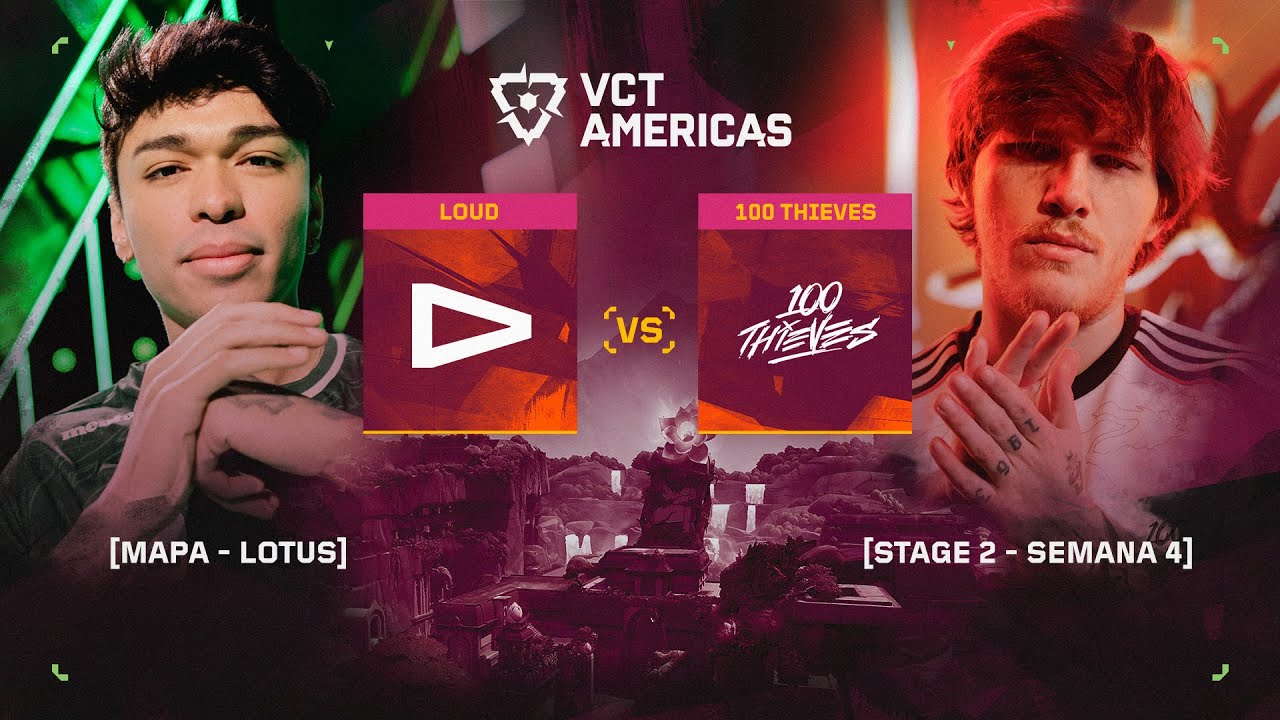 LOUD vs 100T — VCT Americas Stage 2 — Semana 4 Día 3 — Mapa 3