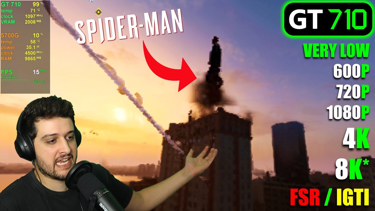 GT 710 | Spider-Man Remastered - The Worst is Finally Here...