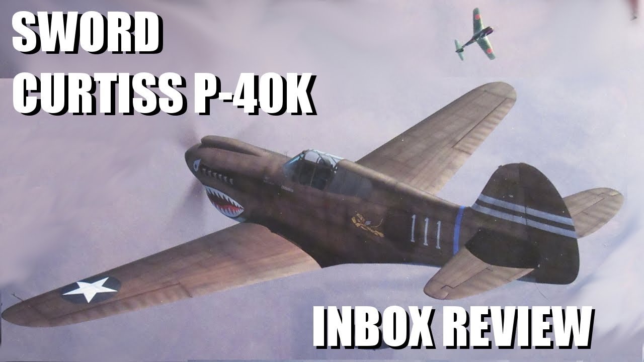 Sword Curtiss P-40K Warhawk 1/72 inbox review (2 in 1 box)