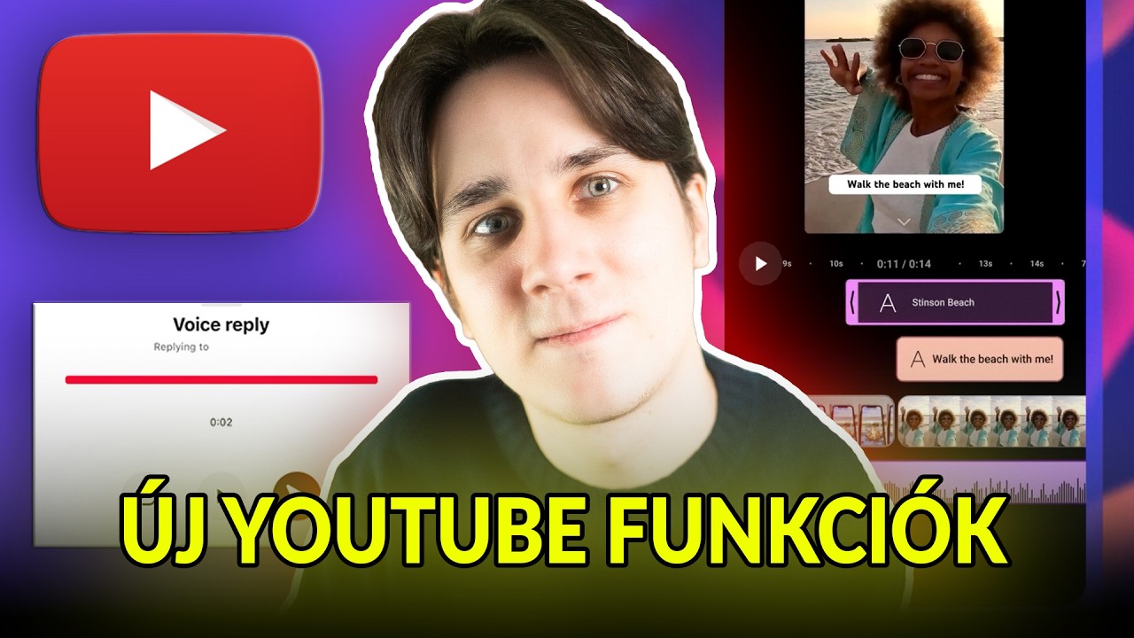 Tavaszi Youtube hírek és új funkciók