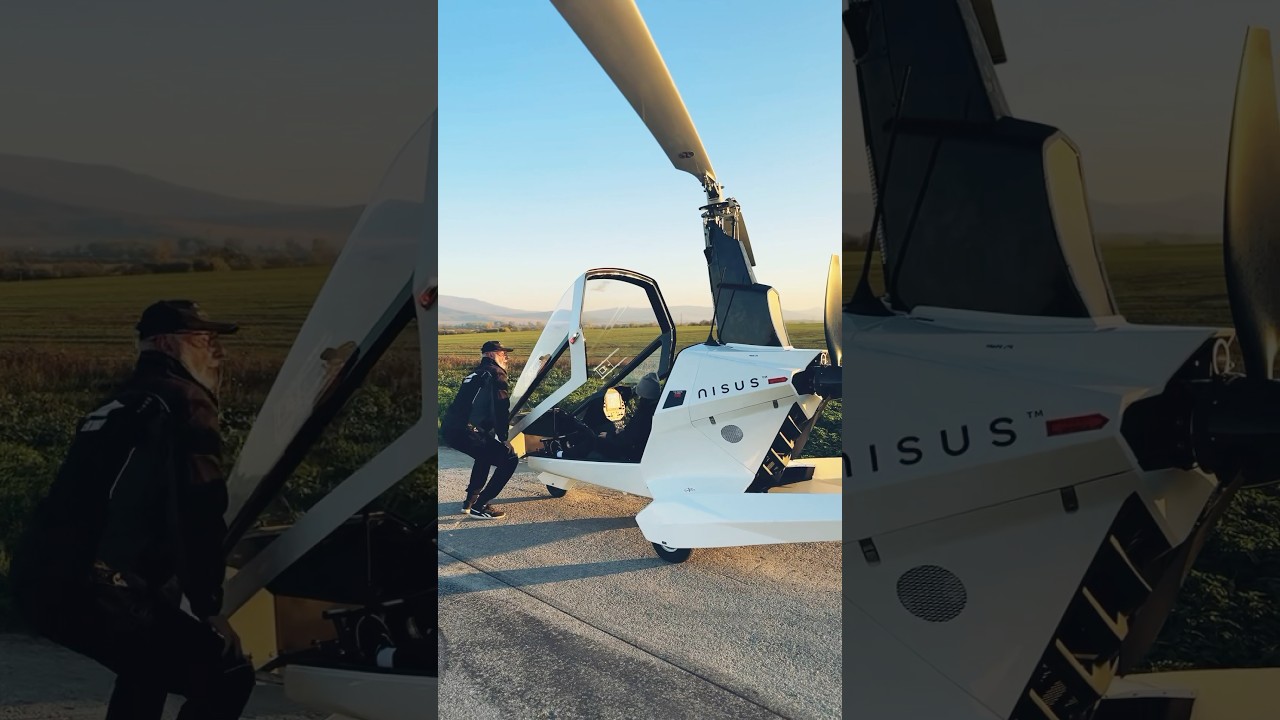 One sunny autumn day with NISUS #gyroplane #gyrocopter #ultralightaircraft