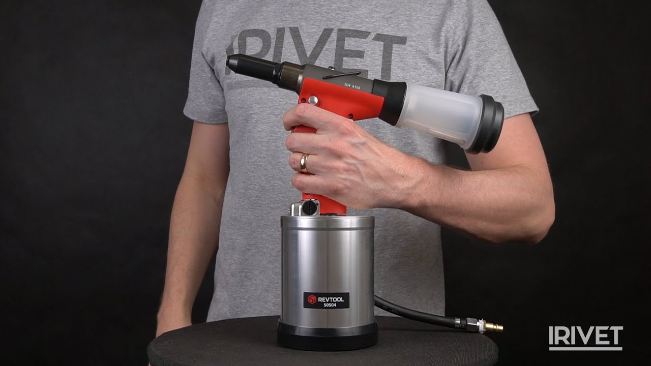 REVTOOL RIV504 - пневмо-гидравлический заклёпочник для установки вытяжных заклёпок Ø 4.0 - 6.4 mm