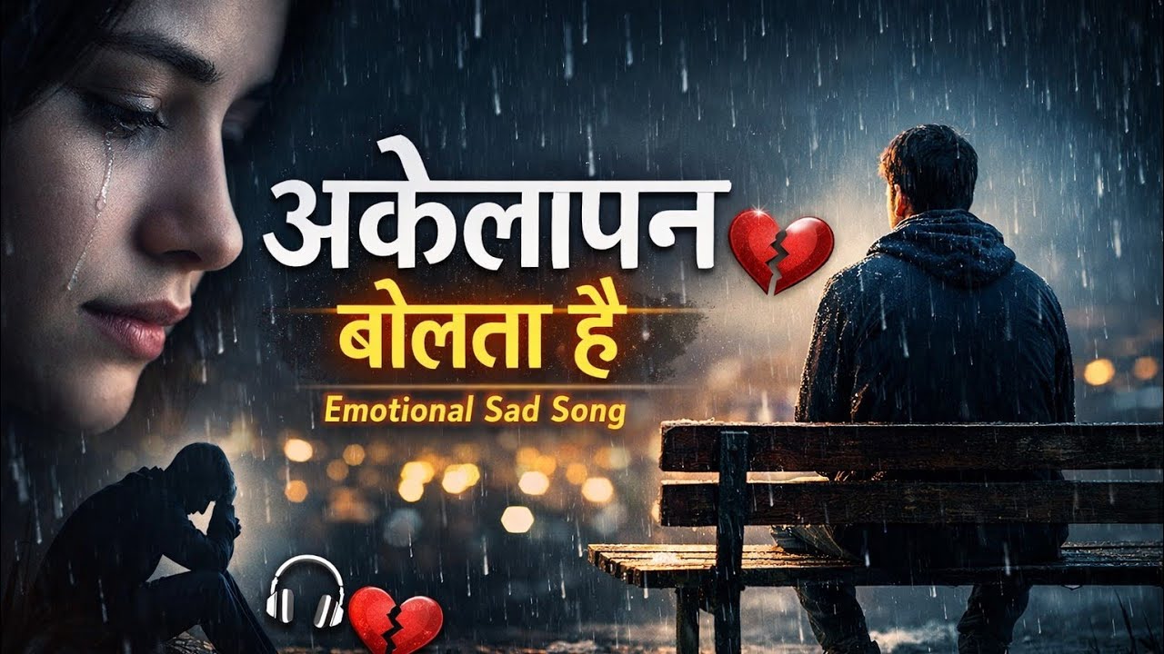 अकेलापन भी आज रो पड़ा 💔 | Sad Emotional Song