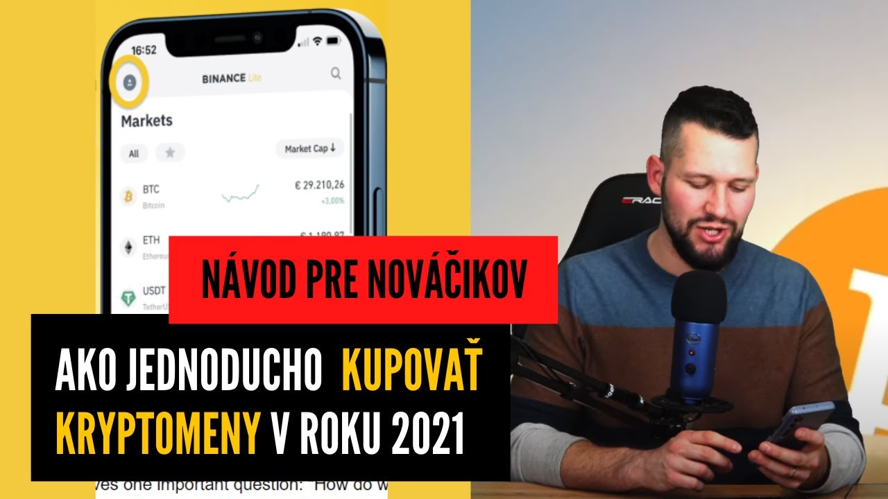 Ako jednoducho kúpiť kryptomeny v roku 2021: Aplikácia Binance + 20% zľava na poplatky (Návod)