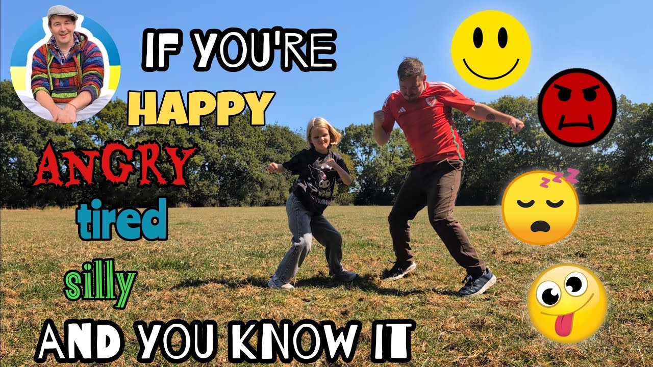 Andy and Mabel sing If you're (happy, angry, tired, silly) and you know it!