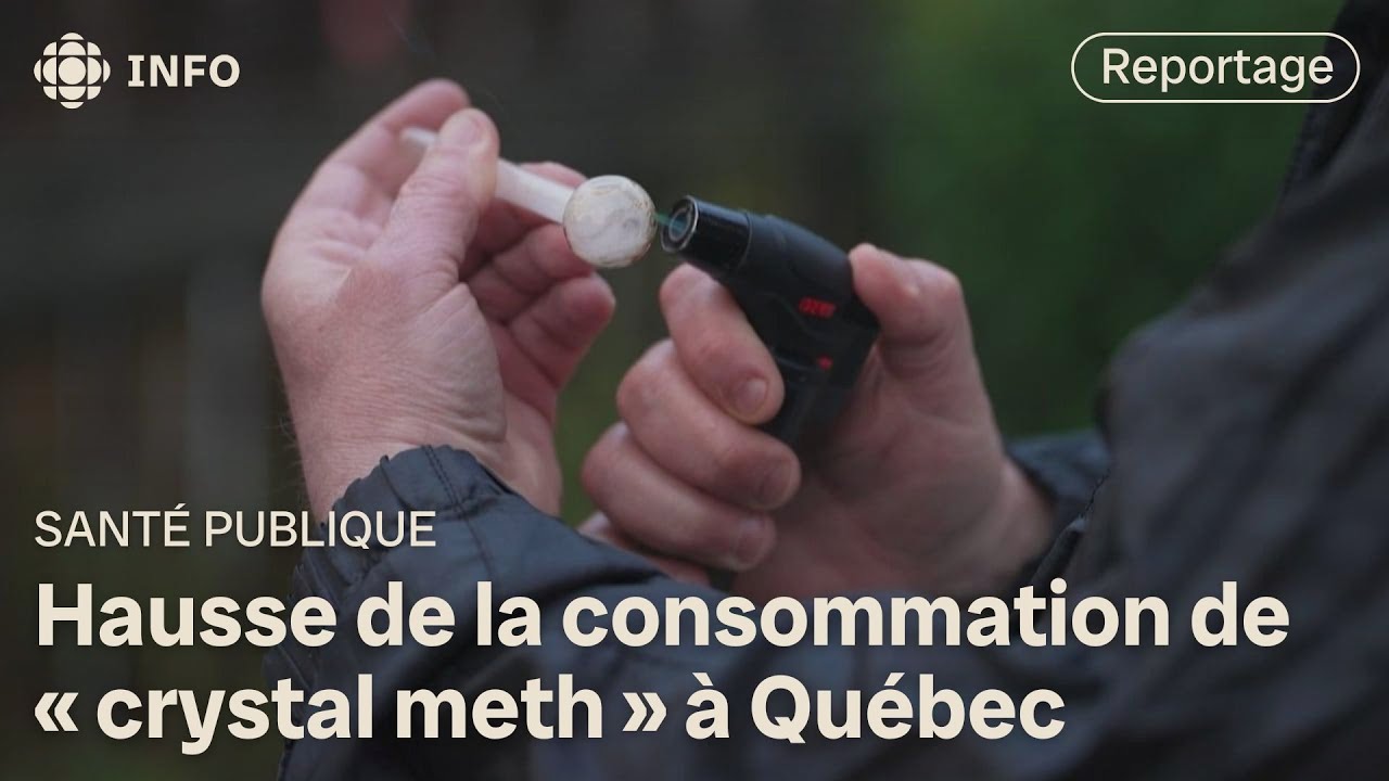 La consommation de « crystal meth » explose dans la région de Québec