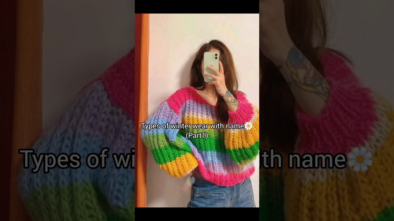 Types Of Winter Wear With Name 🌼 (part1)#dress#fashion#outfit#beauty #aesthetic