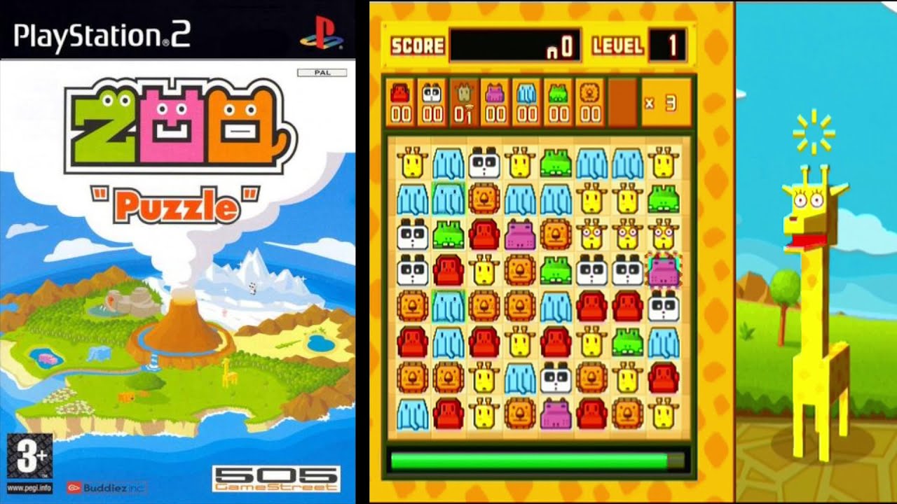 Zoo Puzzle ... (PS2) Gameplay Peek