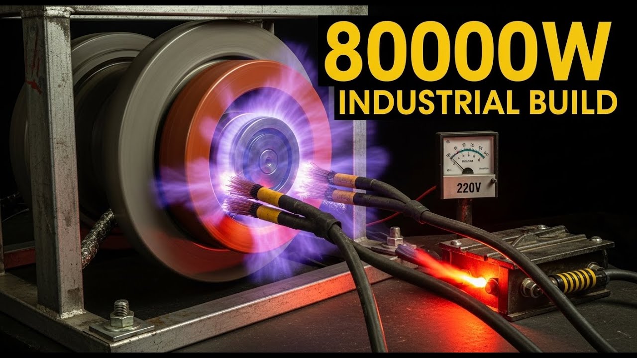 80000W Industrial Magnet Generator 220V Electricity Free Energy Machine