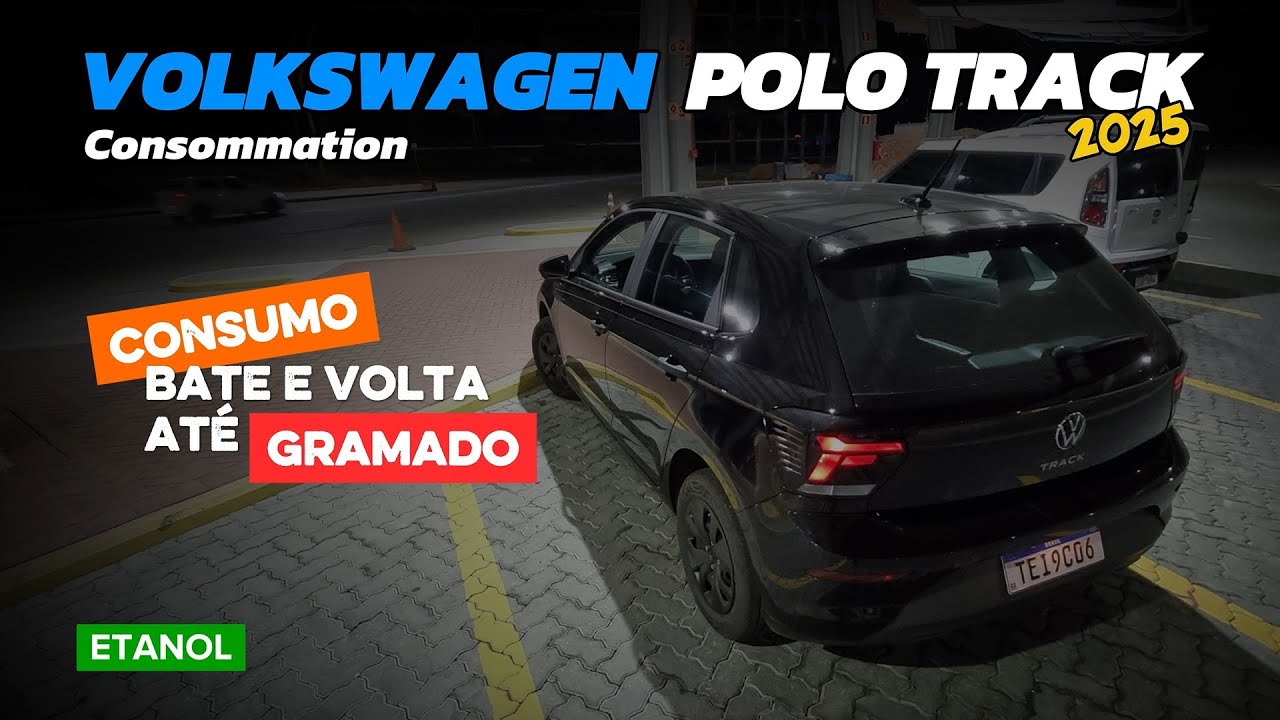 Polo Track 2025: Quanto Gasta com Etanol? Consumo na Cidade e na Estrada Subindo e Descendo a Serra!
