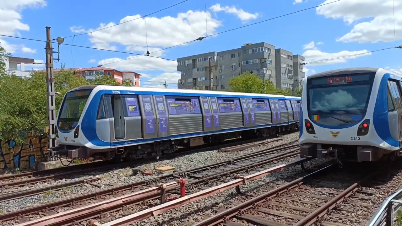 |Külföld| 🇷🇴 Bukarest metrói és trolibuszai. Metroul, Troleibuze din bucuresti. 2023.08.11.